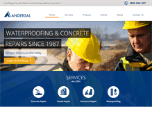 Tablet Screenshot of andersal.com.au
